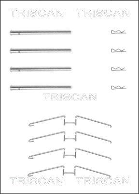 Triscan 8105 251599 - Komplet pribora, Pločica disk kočnice www.molydon.hr