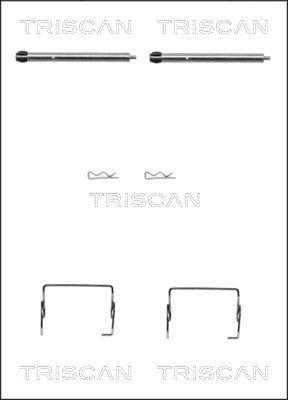 Triscan 8105 251595 - Komplet pribora, Pločica disk kočnice www.molydon.hr