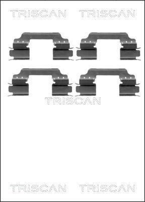 Triscan 8105 231596 - Komplet pribora, Pločica disk kočnice www.molydon.hr