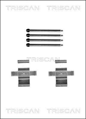 Triscan 8105 231607 - Komplet pribora, Pločica disk kočnice www.molydon.hr