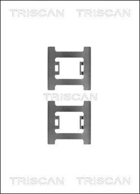 Triscan 8105 271606 - Komplet pribora, Pločica disk kočnice www.molydon.hr