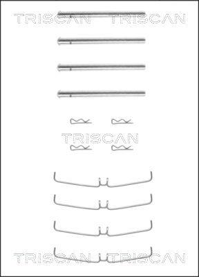 Triscan 8105 271359 - Komplet pribora, Pločica disk kočnice www.molydon.hr