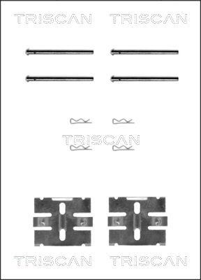 Triscan 8105 271206 - Komplet pribora, Pločica disk kočnice www.molydon.hr