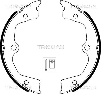 Triscan 8100 40009 - Komplet kočionih obloga, rucna kočnica www.molydon.hr