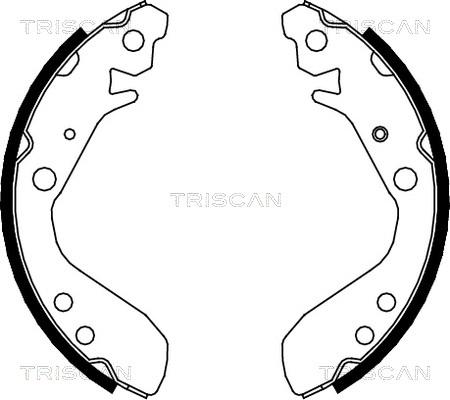 Triscan 8100 40006 - Komplet kočnica, bubanj kočnice www.molydon.hr