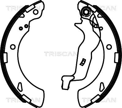 Triscan 8100 40010 - Komplet kočnica, bubanj kočnice www.molydon.hr