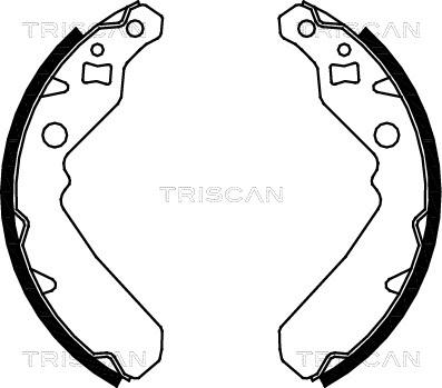 Triscan 8100 41615 - Komplet kočnica, bubanj kočnice www.molydon.hr