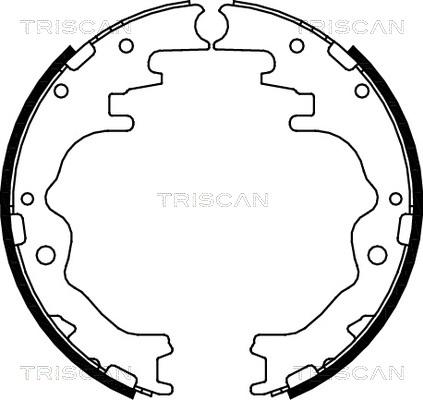 Triscan 8100 50526 - Komplet kočnica, bubanj kočnice www.molydon.hr