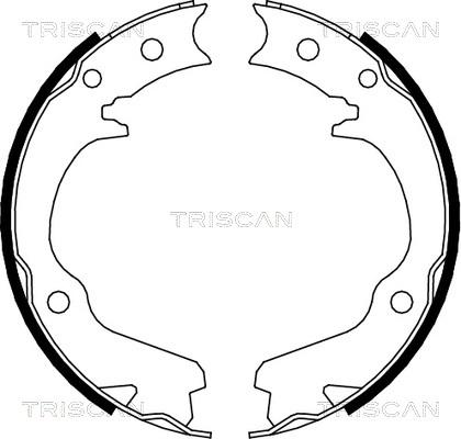Triscan 8100 68001 - Komplet kočnica, bubanj kočnice www.molydon.hr