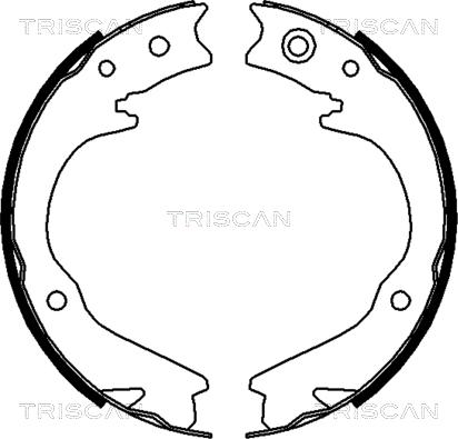 Triscan 8100 68003 - Komplet kočionih obloga, rucna kočnica www.molydon.hr