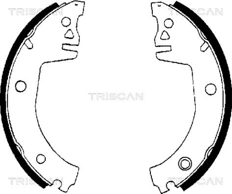 Triscan 8100 67514 - Komplet kočnica, bubanj kočnice www.molydon.hr