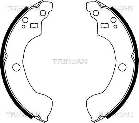 Triscan 8100 14004 - Komplet kočnica, bubanj kočnice www.molydon.hr