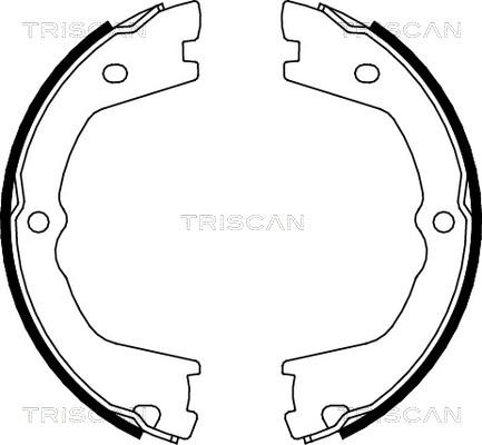 Triscan 8100 15019 - Komplet kočionih obloga, rucna kočnica www.molydon.hr