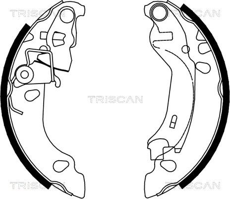 Triscan 8100 15016 - Komplet kočnica, bubanj kočnice www.molydon.hr