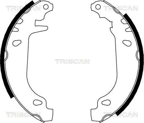 Triscan 8100 10545 - Komplet kočnica, bubanj kočnice www.molydon.hr