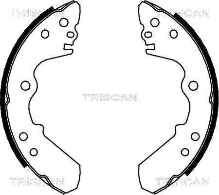 Triscan 8100 10528 - Komplet kočnica, bubanj kočnice www.molydon.hr