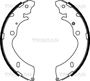 Triscan 8100 10033 - Komplet kočnica, bubanj kočnice www.molydon.hr