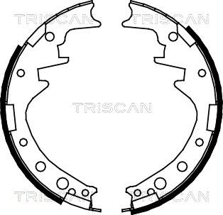 Triscan 8100 10378 - Komplet kočnica, bubanj kočnice www.molydon.hr