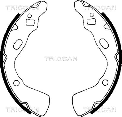 Triscan 8100 18507 - Komplet kočnica, bubanj kočnice www.molydon.hr