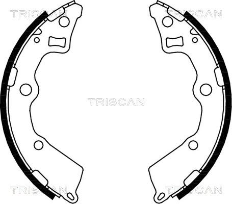 Triscan 8100 18008 - Komplet kočnica, bubanj kočnice www.molydon.hr