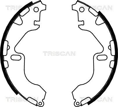 Triscan 8100 13044 - Komplet kočnica, bubanj kočnice www.molydon.hr