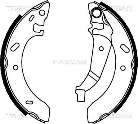 Triscan 8100 80016 - Komplet kočnica, bubanj kočnice www.molydon.hr