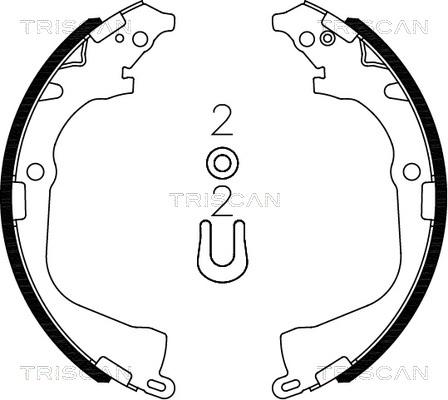 Triscan 8100 29003 - Komplet kočnica, bubanj kočnice www.molydon.hr