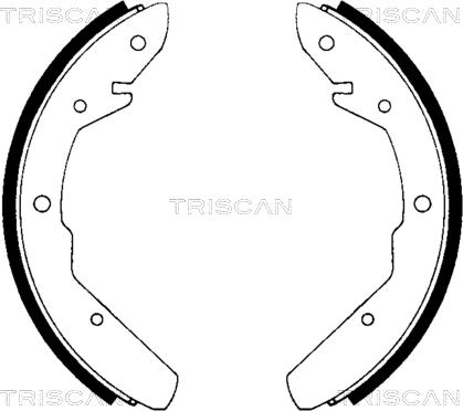 Triscan 8100 29275 - Komplet kočnica, bubanj kočnice www.molydon.hr