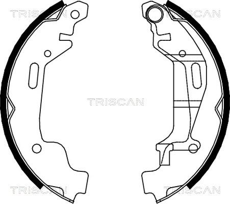 Triscan 8100 24001 - Komplet kočnica, bubanj kočnice www.molydon.hr