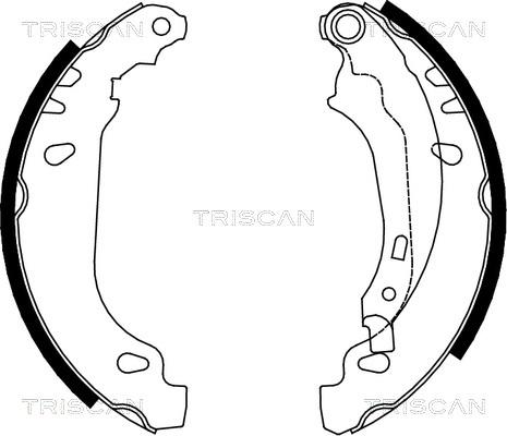 Triscan 8100 28636 - Komplet kočnica, bubanj kočnice www.molydon.hr