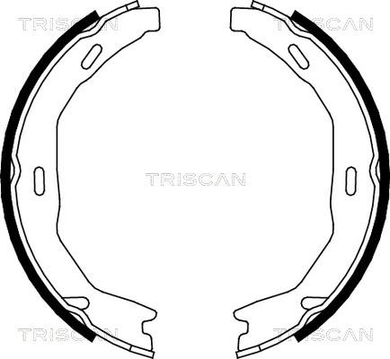 Triscan 8100 23029 - Komplet kočionih obloga, rucna kočnica www.molydon.hr