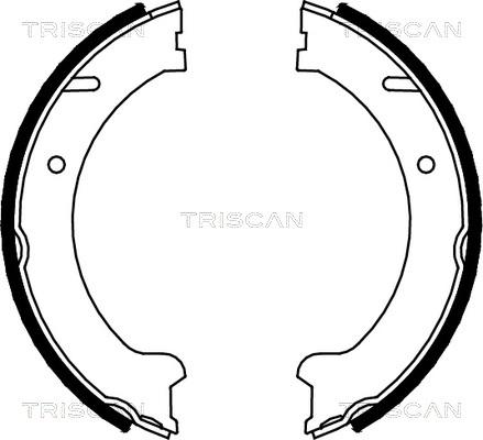 Triscan 8100 27562 - Komplet kočionih obloga, rucna kočnica www.molydon.hr