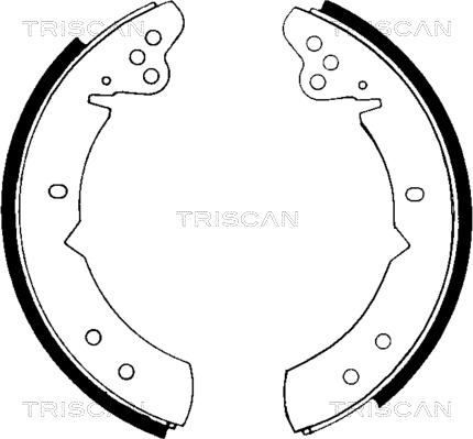 Triscan 8100 27244 - Komplet kočnica, bubanj kočnice www.molydon.hr