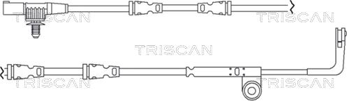 Triscan 8115 17008 - Signalni kontakt, trosenje kočione plocice www.molydon.hr