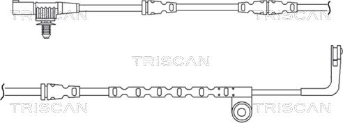 Triscan 8115 17007 - Signalni kontakt, trosenje kočione plocice www.molydon.hr