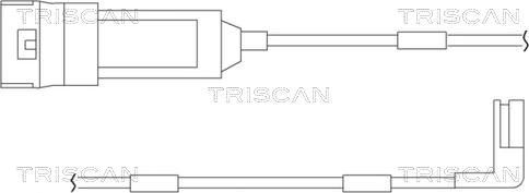 Triscan 8115 24004 - Signalni kontakt, trosenje kočione plocice www.molydon.hr