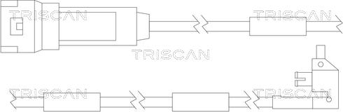 Triscan 8115 24003 - Signalni kontakt, trosenje kočione plocice www.molydon.hr