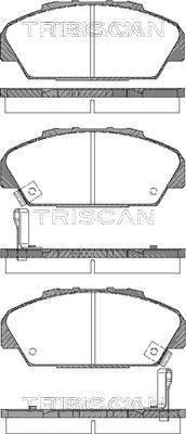 Triscan 8110 40001 - Komplet Pločica, disk-kočnica www.molydon.hr