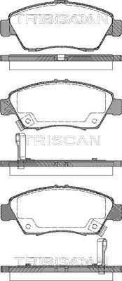 Triscan 8110 40168 - Komplet Pločica, disk-kočnica www.molydon.hr