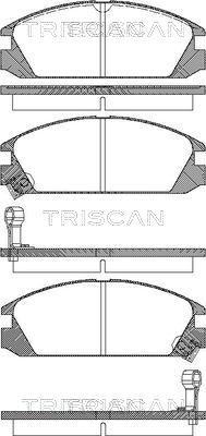 Triscan 8110 40853 - Komplet Pločica, disk-kočnica www.molydon.hr