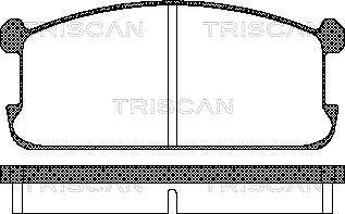 Triscan 8110 42073 - Komplet Pločica, disk-kočnica www.molydon.hr