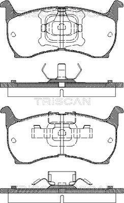 Triscan 8110 50097 - Komplet Pločica, disk-kočnica www.molydon.hr