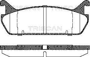 Triscan 8110 50020 - Komplet Pločica, disk-kočnica www.molydon.hr