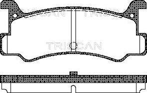 Triscan 8110 50880 - Komplet Pločica, disk-kočnica www.molydon.hr