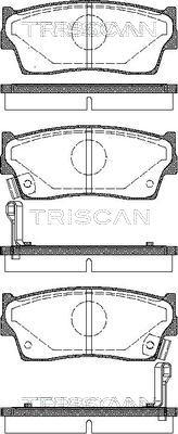 Triscan 8110 69980 - Komplet Pločica, disk-kočnica www.molydon.hr