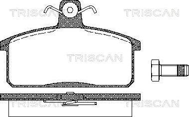 Triscan 8110 69013 - Komplet Pločica, disk-kočnica www.molydon.hr