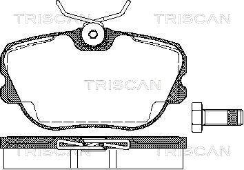 Triscan 8110 65973 - Komplet Pločica, disk-kočnica www.molydon.hr