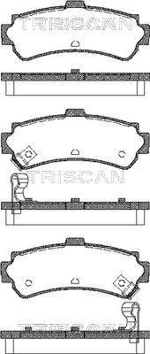 Triscan 8110 14006 - Komplet Pločica, disk-kočnica www.molydon.hr