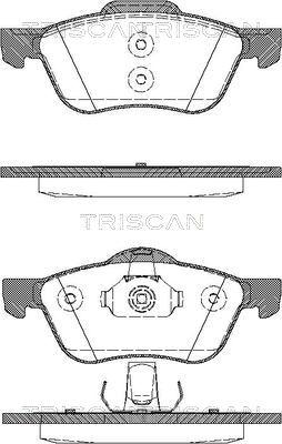 Triscan 8110 14019 - Komplet Pločica, disk-kočnica www.molydon.hr