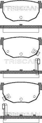 Triscan 8110 14034 - Komplet Pločica, disk-kočnica www.molydon.hr